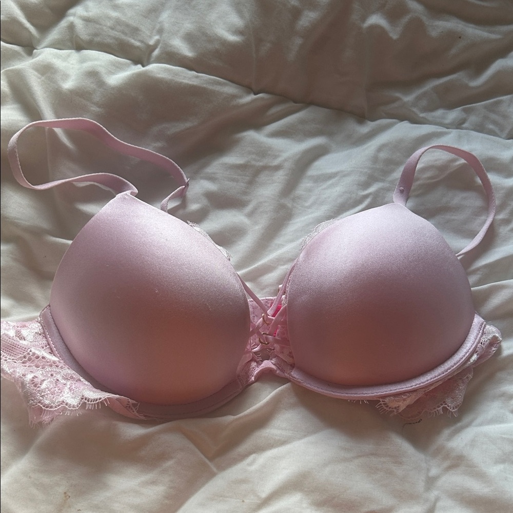 La SENZA Light Pink Lace Bra